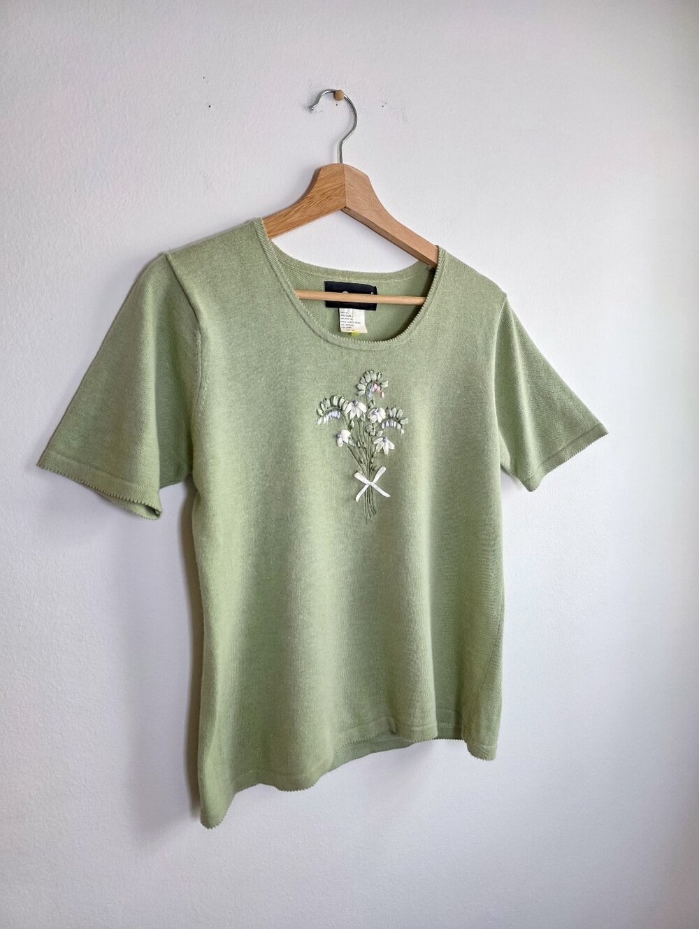 Vintage Sag Harbour Cottagecore Floral Top